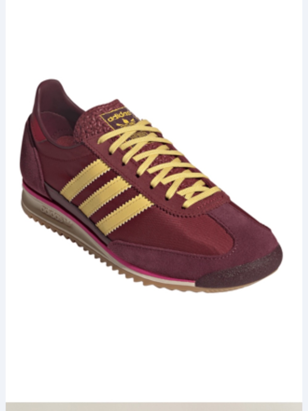 NWOT Adidas SL 72 Sneaker in Noble Maroon